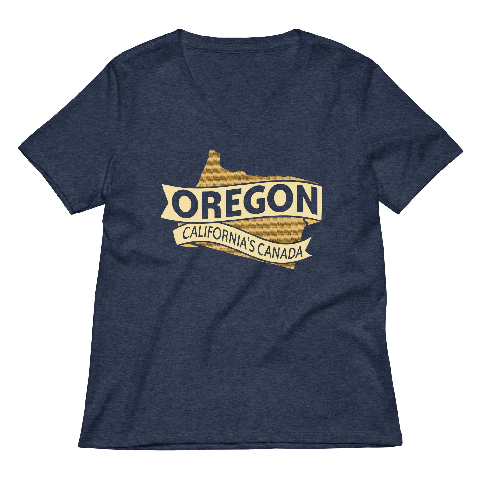 Oregon California's Canada Women's V-Neck Tee